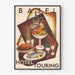 Vintage-Poster Basel Hôtel Touring Dekorativ