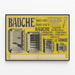 Poster Bauche Tresore gegen Einbruch und Feuer — gerahmtes Bild an der Wand