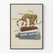 Vintage-Poster Baume Sarein Wanddekoration Gesundheit