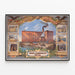 Vintage-Poster der Bay State Brewery - Jones, Johnson & Co Boston — gerahmtes Bild an der Wand