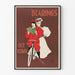 Vintage-Poster Bearings Out Today für Wanddekoration