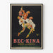 Vintage-Poster Bec-Kina Sportlicher Aperitif