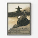 Vintage-Belgischer Kanalboot-Fonds-Poster – Humanitäre Wanddekoration