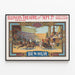 Vintage-Poster Ben-Hur - Wagenrennen im Illinois Theatre Chicago — gerahmtes Bild an der Wand