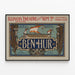 Vintage-Poster Ben Hur Theater Illinois Chicago — gerahmtes Bild an der Wand