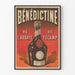 Vintage-Poster der Benediktinerabtei Fécamp – Retro-Wanddekoration