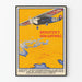Vintage-Poster der Schweizer Luftfahrt - Benutzt den Luftweg