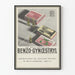 Vintage-Poster Benzo-Gynœstryl, medizinische Werbung der Labore des Doktor Roussel