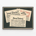 Vintage-Poster Deutsche Zeitungen Berlin 1913 — gerahmtes Bild an der Wand