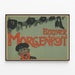 Vintage-Poster Berliner Morgenpost 1901 Wanddekoration im Retro-Stil — gerahmtes Bild an der Wand