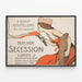 Berliner Secession Ausstellung Mai–Oktober 1900 Poster — gerahmtes Bild an der Wand