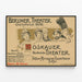 Theaterposter Berliner Theater Moskauer Künstlerisches Theater 1906 — gerahmtes Bild an der Wand