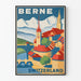 Vintage-Poster Bern Schweiz - Retro-Wanddekoration