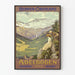 Vintage-Poster Berner Oberland Adelboden 1400m Schweiz