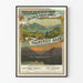 Vintage-Poster Zug Berner Oberland – Wanddekoration Thunersee