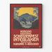 Vintage-Poster des Berner Schützenfestes in Interlaken 1921