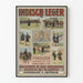 Militär-Rekrutierungsplakat Indisch Leger 1909 Vintage