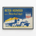 Vintage-Poster Better Transport mit Marshall-Hilfe — gerahmtes Bild an der Wand