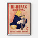 Vintage-Poster BI-BORAX Oriental Reinigt, Klärt, Desinfiziert
