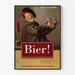Vintage Wanddekoration Poster Bier - Geschichte des Bieres in Amsterdam