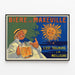 Vintage-Poster Bier von Maxéville - Retro-Wanddekoration — gerahmtes Bild an der Wand