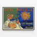Vintage-Poster Bier von Maxéville - Es ist immer das Beste — gerahmtes Bild an der Wand