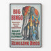 Vintage-Poster Big Bingo - Gigantischer Elefanten-Dekorationsposter