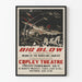 Theaterplakat Dramatisches Poster Big Blow - Hurrikan und Sturm