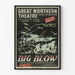 Vintage-Poster Big Blow – Theater Great Northern