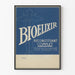 Vintage-Poster Bioelixir vollständige rekonstituierende blaue Artem Legrand