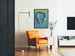 Vintage-Poster Biotrigon – Retro-Wanddekoration in Blau