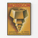 Vintage-Poster Biotrigon - Retro-Industrielle Wanddekoration