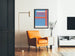 Poster Abstrakte Bireline Kunst - Bunte Geometrische Komposition