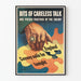 Vintage-Propagandaposter gegen Spionage mit Puzzle und Nazi-Hand