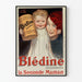 Vintage-Poster Blédine Jacquemaire La Seconde Maman für Wanddekoration
