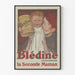 Vintage-Poster Blédine Jacquemaire Wanddekoration für Kinder