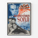 Vintage-Poster Blood on the Sun – Retro-Kino-Wanddekoration