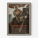 Vintage-Kriegs-Poster: Blut oder Brot - Historische Wanddekoration
