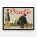 Vintage-Poster BoaLie - Wanddekoration mit antiker Getränkedarstellung — gerahmtes Bild an der Wand