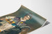 Vintage-Poster Bock Bier mit bayerischer Frau und Ziege