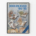 Vintage-Poster Buch und Jugend '84/'85 Wanddekoration für Kinder