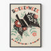 Vintage-Poster Boekenweek 25. Februar – 4. März