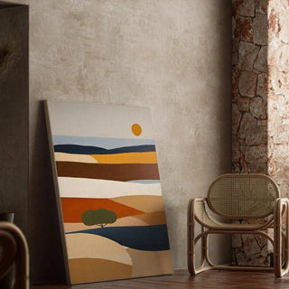 Tableau Coloré – Soleil d’Argile
