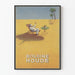 Vintage-Poster Boldine Houdé - Retro-Wanddekoration Wüste und Entspannung