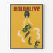 Vintage-Poster im Boldolive-Stil Art Déco