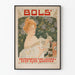Vintage-Poster Bols' Liköre Amsterdam für Wanddekoration