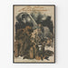 Vintage-Poster Bombardierung von Paris - Historische Illustration für Wanddekoration