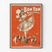 Vintage-Poster Bon-Ton Burlesquers Wanddekoration