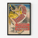 Dekoratives Poster von Bonard-Bidault mit Engel und Trompete im Vintage-Stil