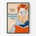 Vintage-Buch-Poster Add Something Extra - Literarische Wanddekoration